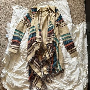 Soft colorful cardigan